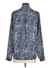 Johnston & Murphy Paisley Blue Long Sleeve Blouse Size M - photo 2