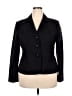 Le Suit Separates 100% Polyester Black Blazer Size 18 - photo 1