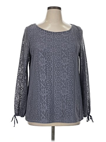 LC Lauren Conrad Long Sleeve Blouse (view 1)