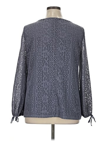 LC Lauren Conrad Long Sleeve Blouse (view 2)