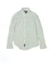 E-Land American 100% Cotton Solid Green Long Sleeve Button-Down Shirt Size 6 - 7 - photo 1