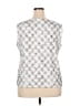 Nicola Silver Sleeveless Top Size 4X - photo 2