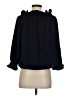 Tuckernuck 100% Polyester Black 3/4 Sleeve Blouse Size S - photo 2