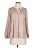 Lucky Brand 100% Polyester Tan Long Sleeve Blouse Size S - photo 1