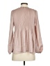 Lucky Brand 100% Polyester Tan Long Sleeve Blouse Size S - photo 2