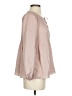 Lucky Brand 100% Polyester Tan Long Sleeve Blouse Size S - photo 4