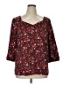 Lane Bryant Red 3/4 Sleeve Blouse Size 16 - photo 1