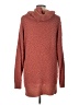 Zenana Premium Brown Pink Turtleneck Sweater Size L - photo 2