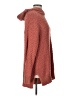 Zenana Premium Brown Pink Turtleneck Sweater Size L - photo 4