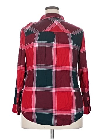 Isabel Maternity Long Sleeve Button-Down Shirt (view 2)