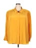 C.S.T. Studio 100% Polyester Yellow 3/4 Sleeve Blouse Size 30 - photo 1