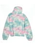 Bebe 100% Polyester Tie-dye Pink Teal Pullover Hoodie Size 14 - 16 - photo 2