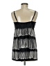CAbi 100% Silk Black Gray Sleeveless Silk Top Size 6 - photo 2