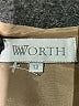 Worth Animal Print Brown Wool Skirt Size 12 - photo 3