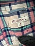 Merona 100% Rayon Plaid Ivory Long Sleeve Button-Down Shirt Size M - photo 7