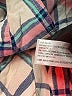 Merona 100% Rayon Plaid Ivory Long Sleeve Button-Down Shirt Size M - photo 8