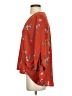 West Kei 100% Polyester Orange 3/4 Sleeve Blouse Size S - photo 5