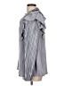 Entro 100% Polyester Gray Sleeveless Blouse Size L - photo 5