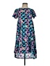 Lularoe Print Blue Casual Dress Size XXS - photo 1