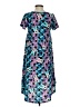 Lularoe Print Blue Casual Dress Size XXS - photo 2