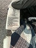 Amazon Essentials 100% Cotton Checkered-gingham Blue 3/4 Sleeve Button-Down Shirt Size XXL - photo 8