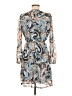 Boston Proper Paisley Blue Casual Dress Size 6 - photo 2