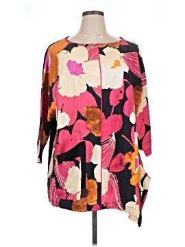 I.C. By Connie K 3/4 Sleeve Blouse
