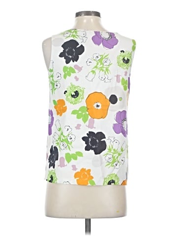 Raoul Sleeveless Silk Top (view 2)