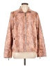 Dialogue 100% Polyamide Animal Print Brown Jacket Size L - photo 1
