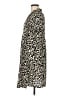 New Look 100% Polyester Animal Print Tan Casual Dress Size 6 - photo 5