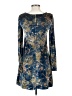 Tildon Print Blue Casual Dress Size XS - photo 2