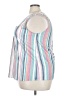 Unbranded White Teal Sleeveless Blouse Size 3X - photo 5