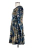 Tildon Print Blue Casual Dress Size XS - photo 5