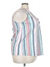 Unbranded White Teal Sleeveless Blouse Size 3X - photo 4