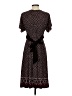 Wrapper Polka Dots Burgundy Cocktail Dress Size S - photo 2