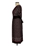 Wrapper Polka Dots Burgundy Cocktail Dress Size S - photo 5