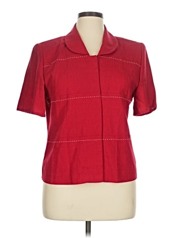 Leslie Fay Short Sleeve Blouse (view 1)