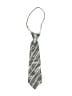 Unbranded Silver Black Necktie Size 8 - 14 - photo 1