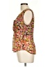 Sigrid Olsen 100% Polyester Orange Sleeveless Blouse Size 10 - photo 5