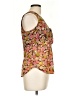 Sigrid Olsen 100% Polyester Orange Sleeveless Blouse Size 10 - photo 4