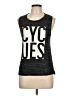 Bella Black Sleeveless T-Shirt Size L - photo 1