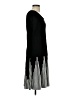 Studio One 100% Acrylic Stripes Black Casual Dress Size S - photo 4