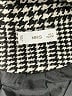 MNG Houndstooth Gray Black Coat Size 12 - photo 3