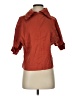 Cuyana Red 3/4 Sleeve Button-Down Shirt Size XS - photo 1