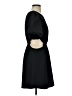 Gianni Bini 100% Polyester Solid Black Cocktail Dress Size 4 - photo 4