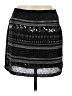 H&M 100% Polyester Black Casual Skirt Size 8 - photo 1