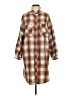 Mustard Seed Plaid Brown Casual Dress Size S - photo 1