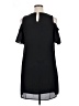 City Streets 100% Polyester Solid Black Casual Dress Size 14 - photo 2