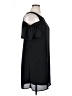 City Streets 100% Polyester Solid Black Casual Dress Size 14 - photo 4