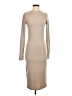 7 Diamonds Solid Tan Casual Dress Size S - photo 1